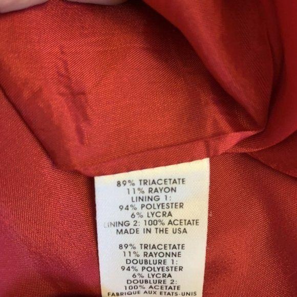 Nanette Lepore Red Satin One Shoulder Ruched Dress - Picture 12 of 12